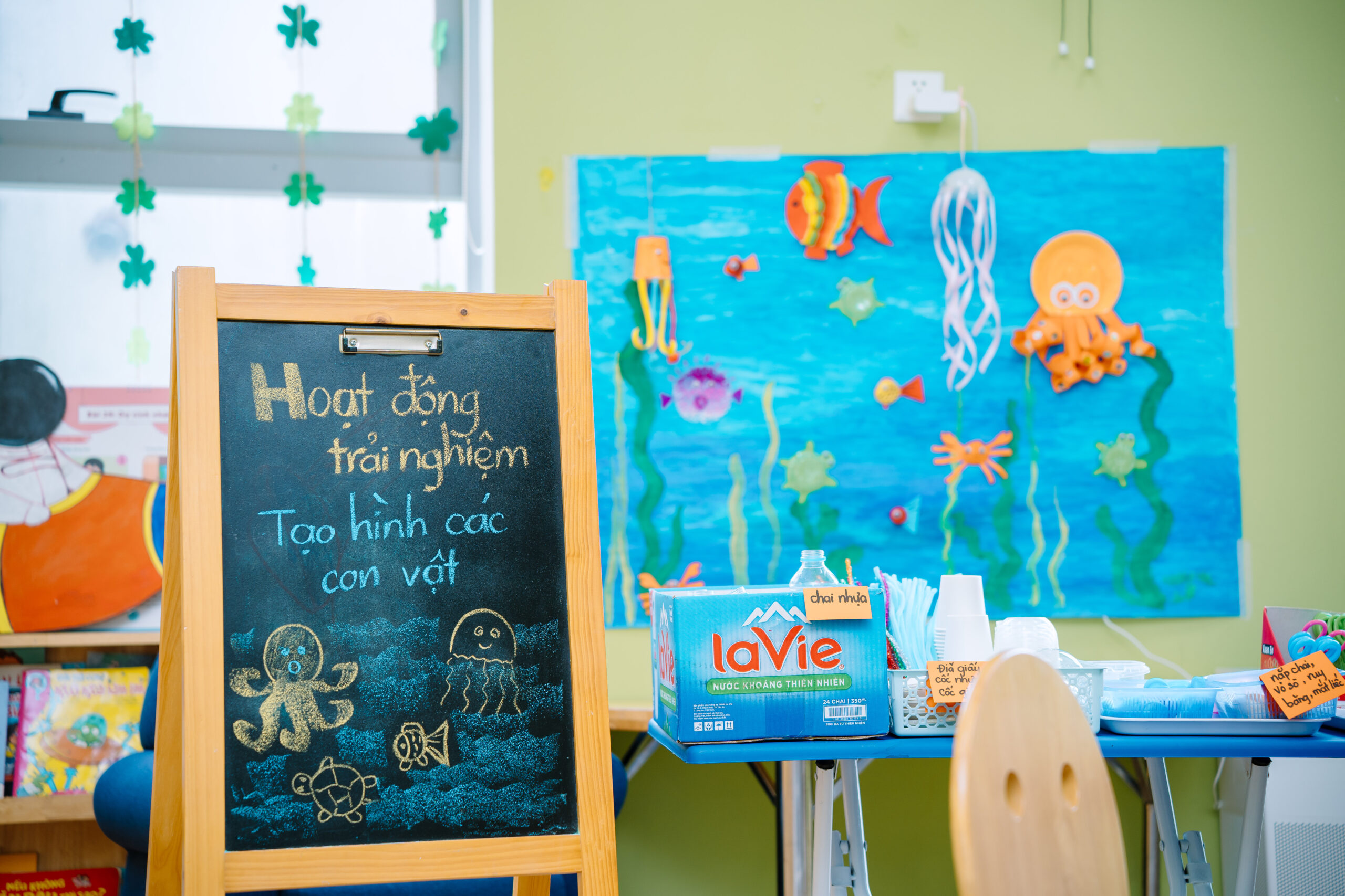 Trạm trải nghiệm nghệ thuật tại sự kiện.